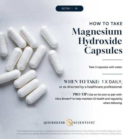 Magnesium Hydroxide 120 Capsules-Matakana Pharmacy